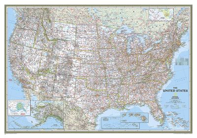 United States Wall Map · Nat Geo