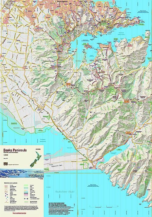 Banks Peninsula (flat, double-sided)