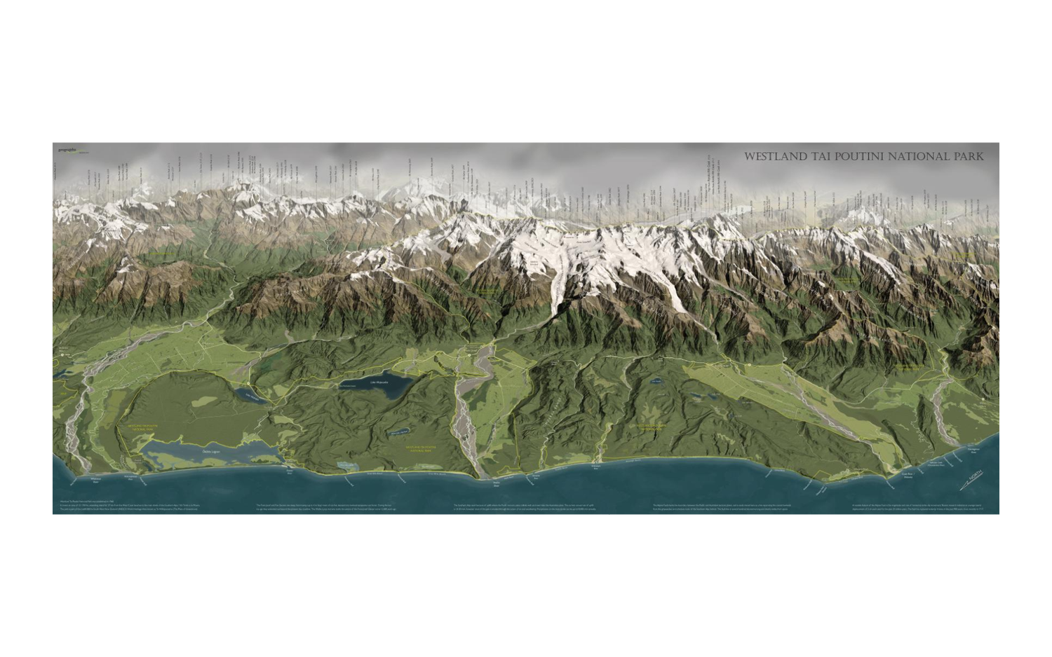 Westland Tai Poutini National Park Poster