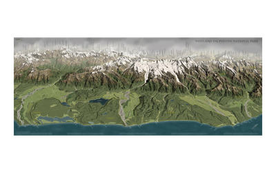 Westland Tai Poutini National Park Poster