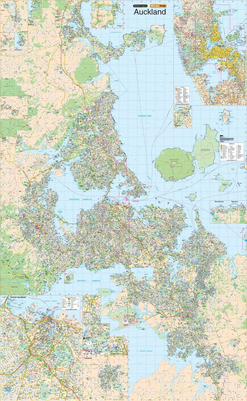 Auckland &amp; Surrounds ULTIMATE Laminated (1100x1800)