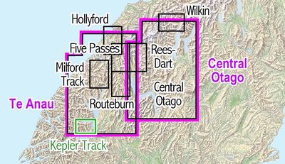 Central Otago Wall Map | NewTopo