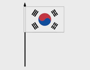 South Korea Desk Flag