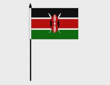 Kenya Desk Flag