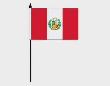 Peru Desk Flag