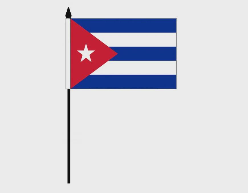 Cuba Desk Flag