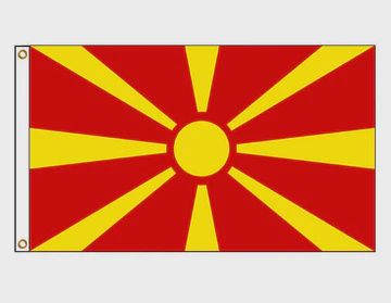North Macedonia Flag