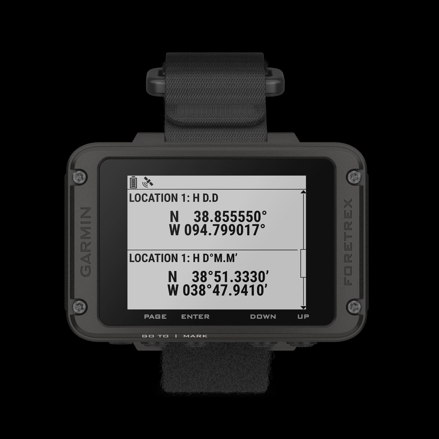 Foretrex® 801 Wrist-mounted GPS Navigator with Strap