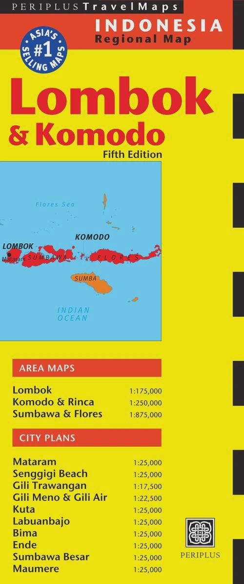 Lombok &amp; Komodo Travel Map