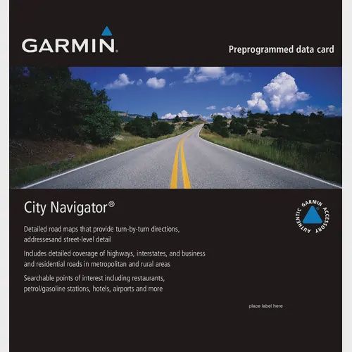 Garmin City Navigator Southern Africa, MicroSD/SD