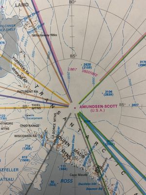 Historic Antarctica Map