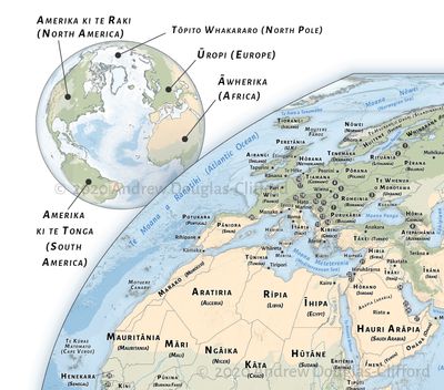 Countries of the World in Te Reo Maori | The Map Kiwi