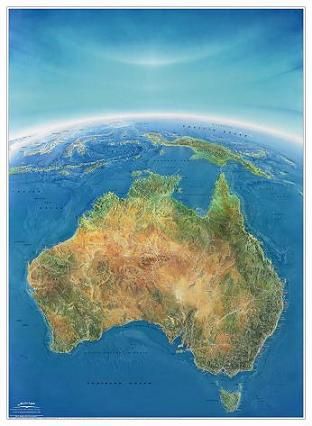 Australian Panoramic Map