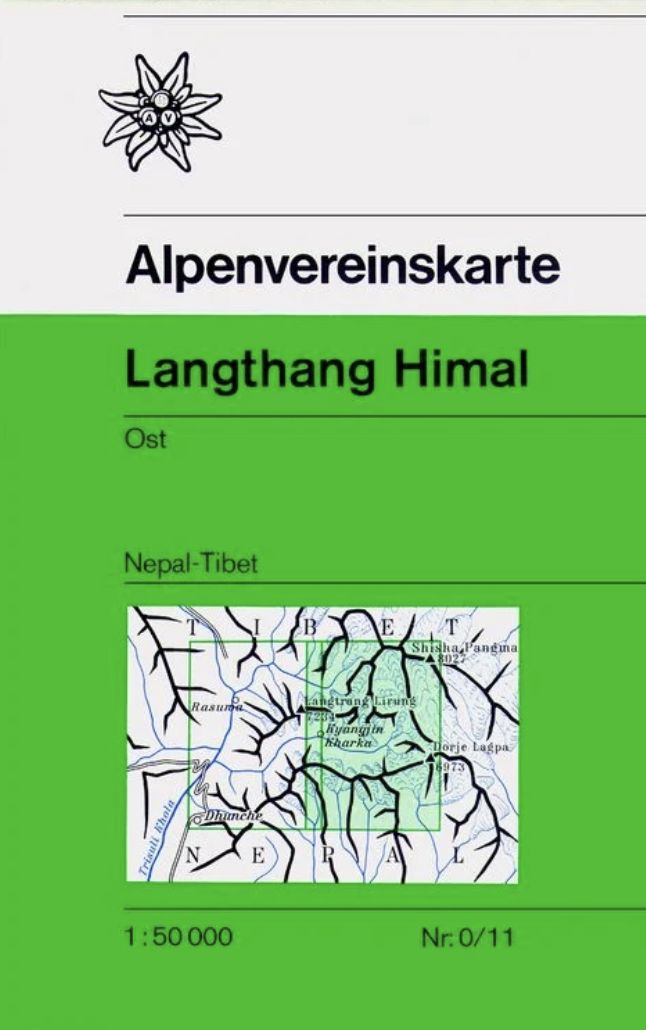 Langthang Himal - Alpenvereinskarte (EOL)