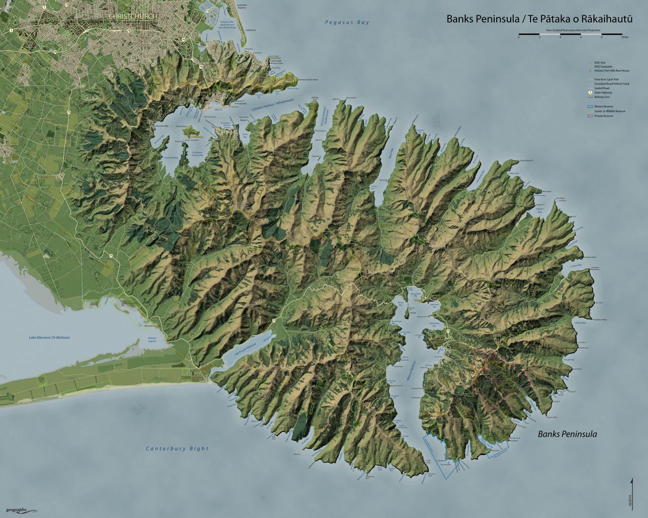 Geographx Banks Peninsula
