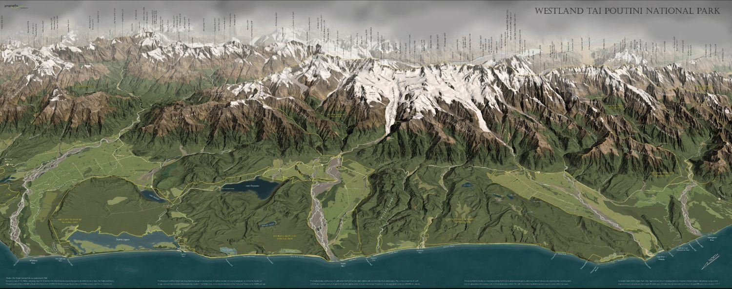 Geographx Westland Tai Poutini National Park