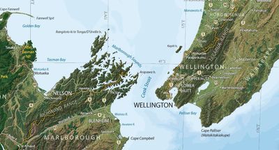 New Zealand Wall Map · Geographx