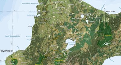 New Zealand Wall Map · Geographx