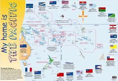 My Home Is The Pacific  - Wall Chart