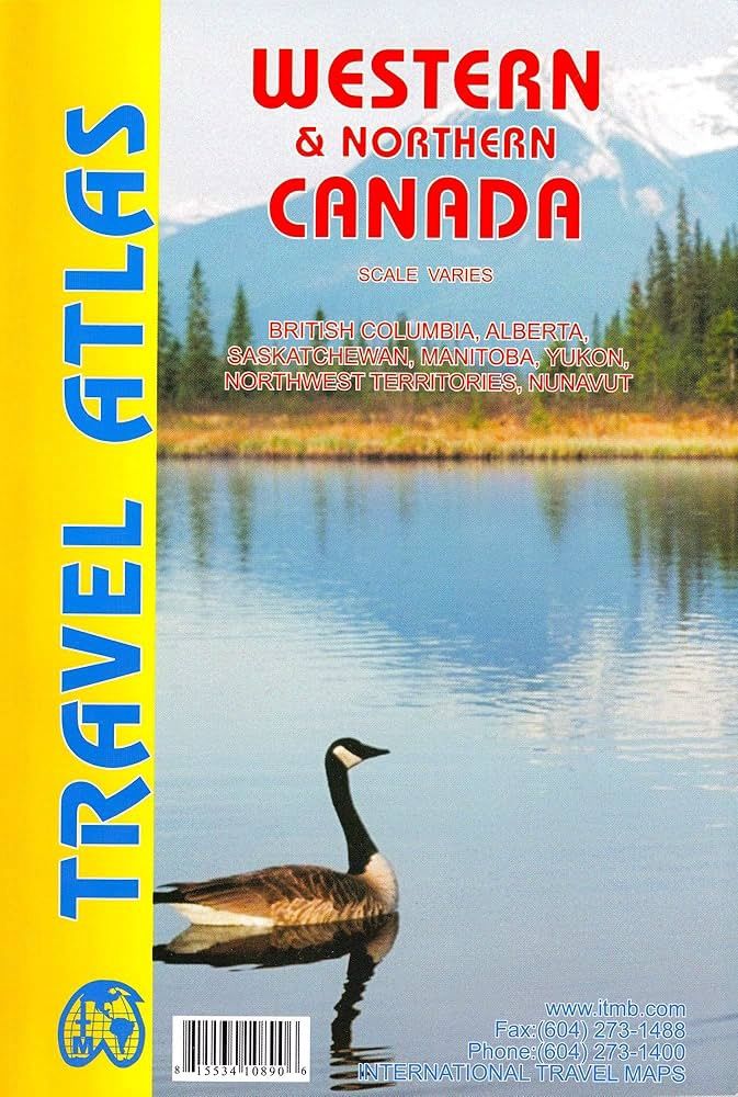 Western &amp; Northern Canada - Travel Atlas (EOL)
