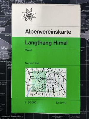 Alenvereinskarte - Langthang Himal (West)