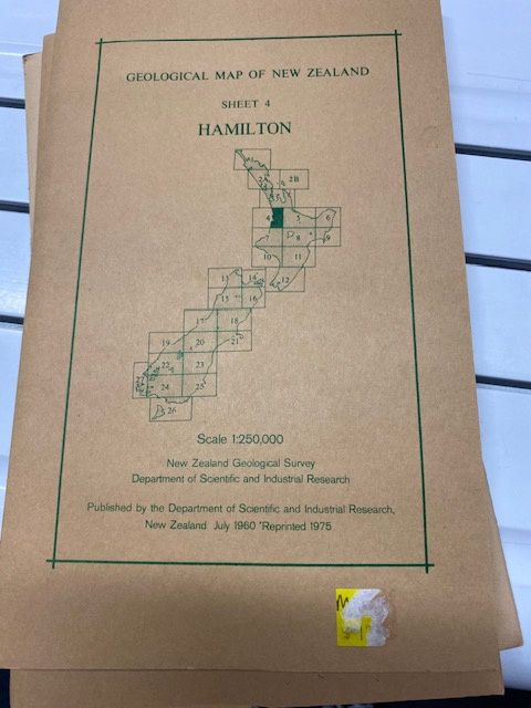Geological Map of New Zealand 1:250000  Sheet 4 Hamilton