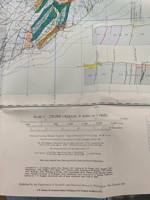 Geological map of New Zealand 1:250,000 Sheet 12 Wellington