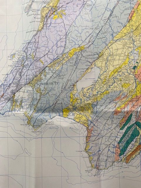 Geological map of New Zealand 1:250,000 Sheet 12 Wellington