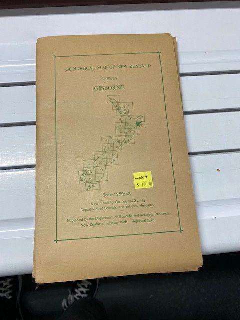 Geological map of New Zealand 1:250,000 Sheet 9 Gisborne