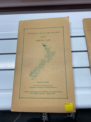 Geological map of New Zealand 1:250,000 Sheet 1 North Cape