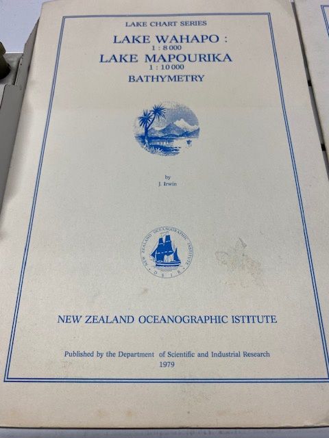 Lake Chart Series, Lakes Wahapo : Mapourika
