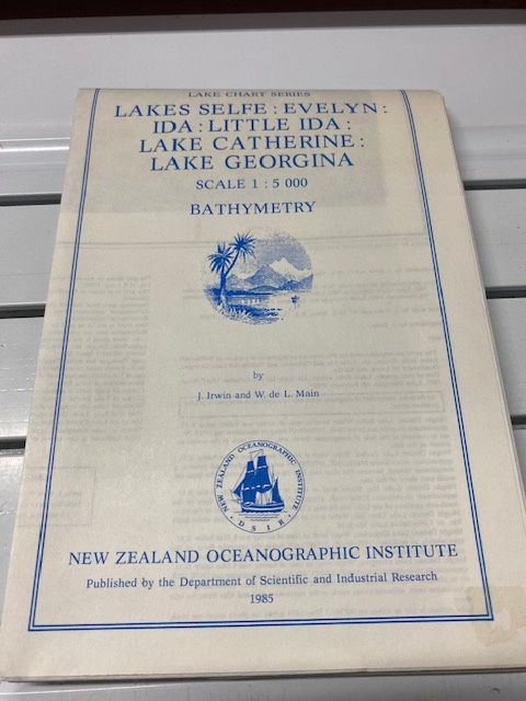 Lake Chart Series, Lakes Selfe : Evelyn :Ida : Little Ida : Catherine : Georgina