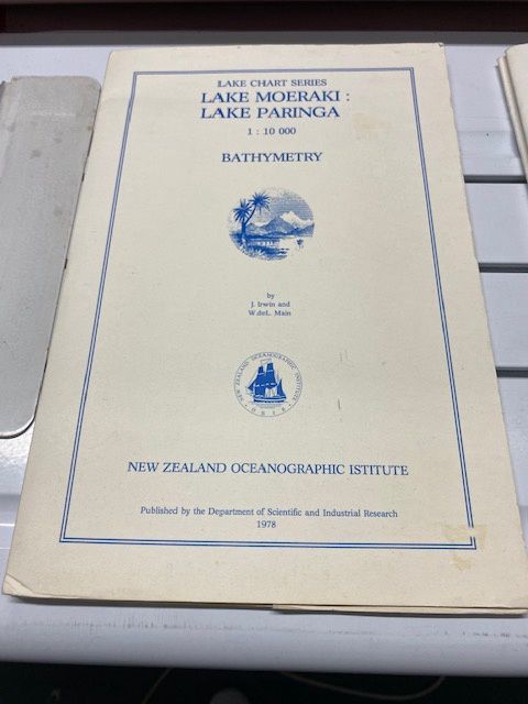 Lake Chart Series, Lakes Moeraki : Paringa