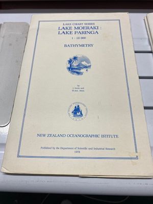 Lake Chart Series, Lakes Moeraki : Paringa