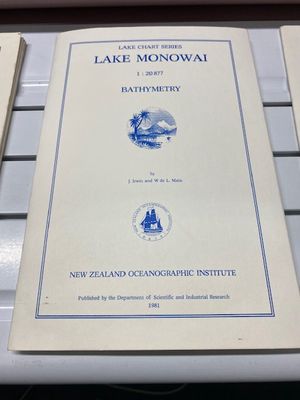 Lake Chart Series, Lake Monowai