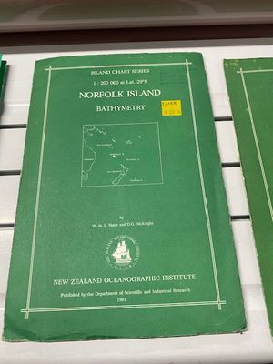 Island Chart Series 1:200000 Norfolk Islands