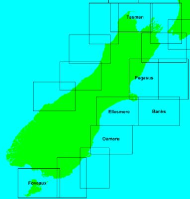 Coastal Chart Series 1:20000 Banks, Sediments