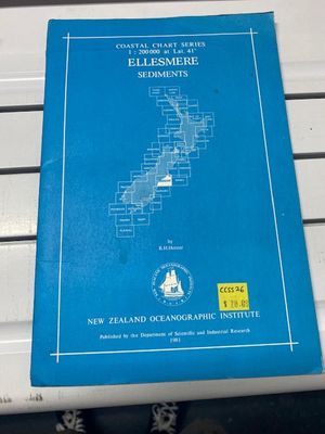 Coastal Chart Series 1:20000 Tasman, Sediments