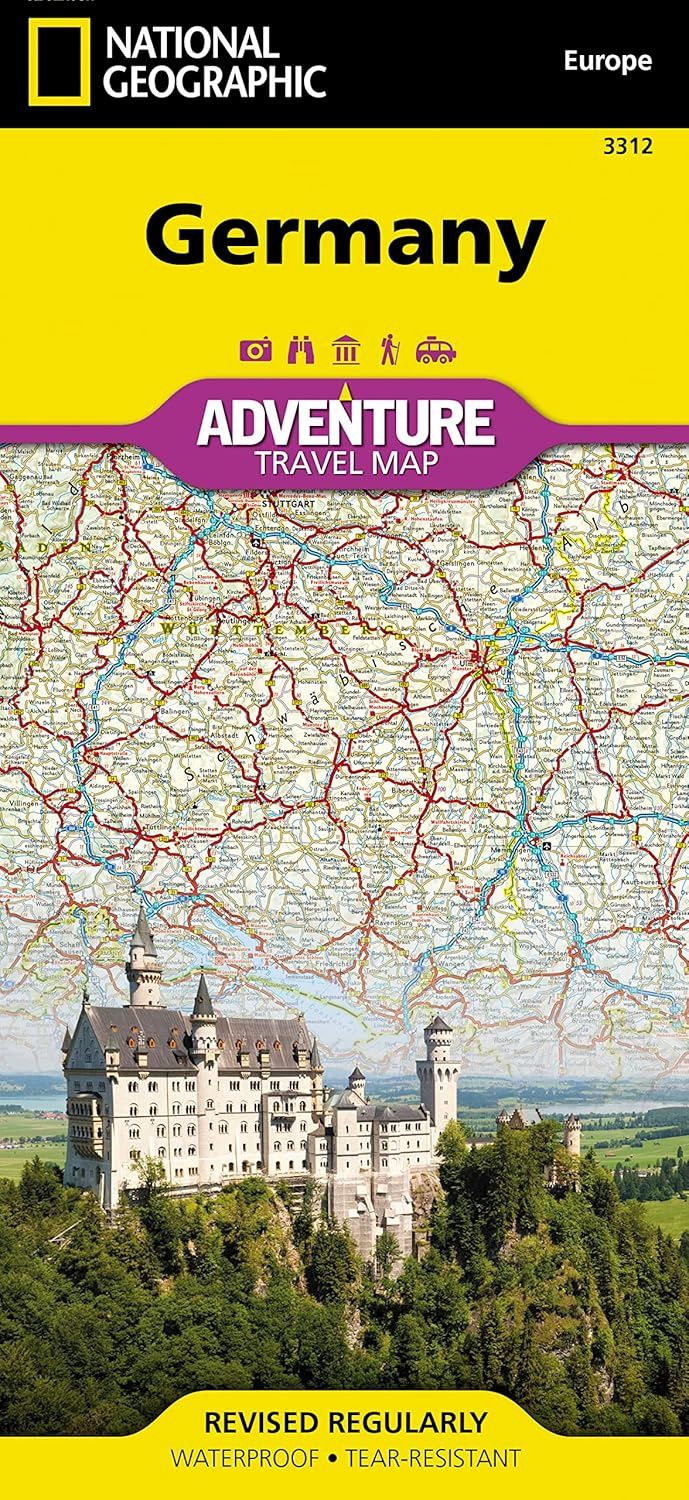 Germany Adventure Travel Map