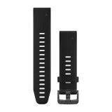Garmin QuickFit 20mm Watch Band, Colour: Black Silicone