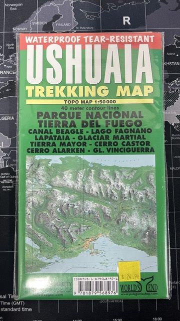 Ushuaia Trekking Map [Imperfect]