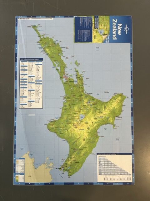New Zealand - Lonely Planet Touring Map [Imperfect]