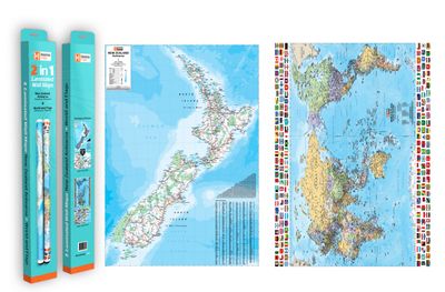 World &amp; Flags + New Zealand Twin Pack