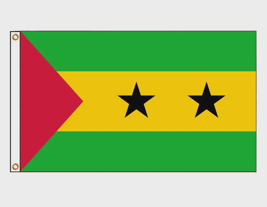 São Tomé and Principe Flag