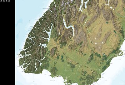 Southern South Island Wall Map · Geographx