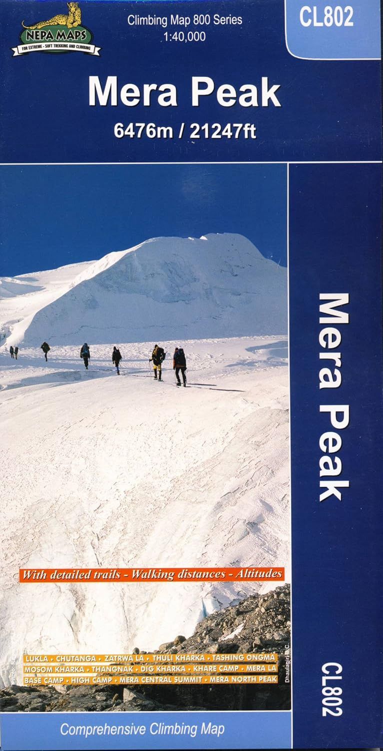 Mera Peak  CL802. Climbing Map | Nepa