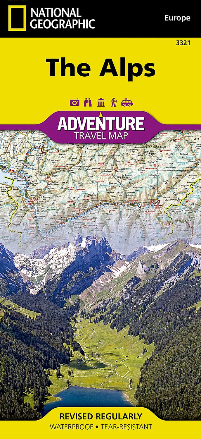 Alps Adventure Map · Nat Geo