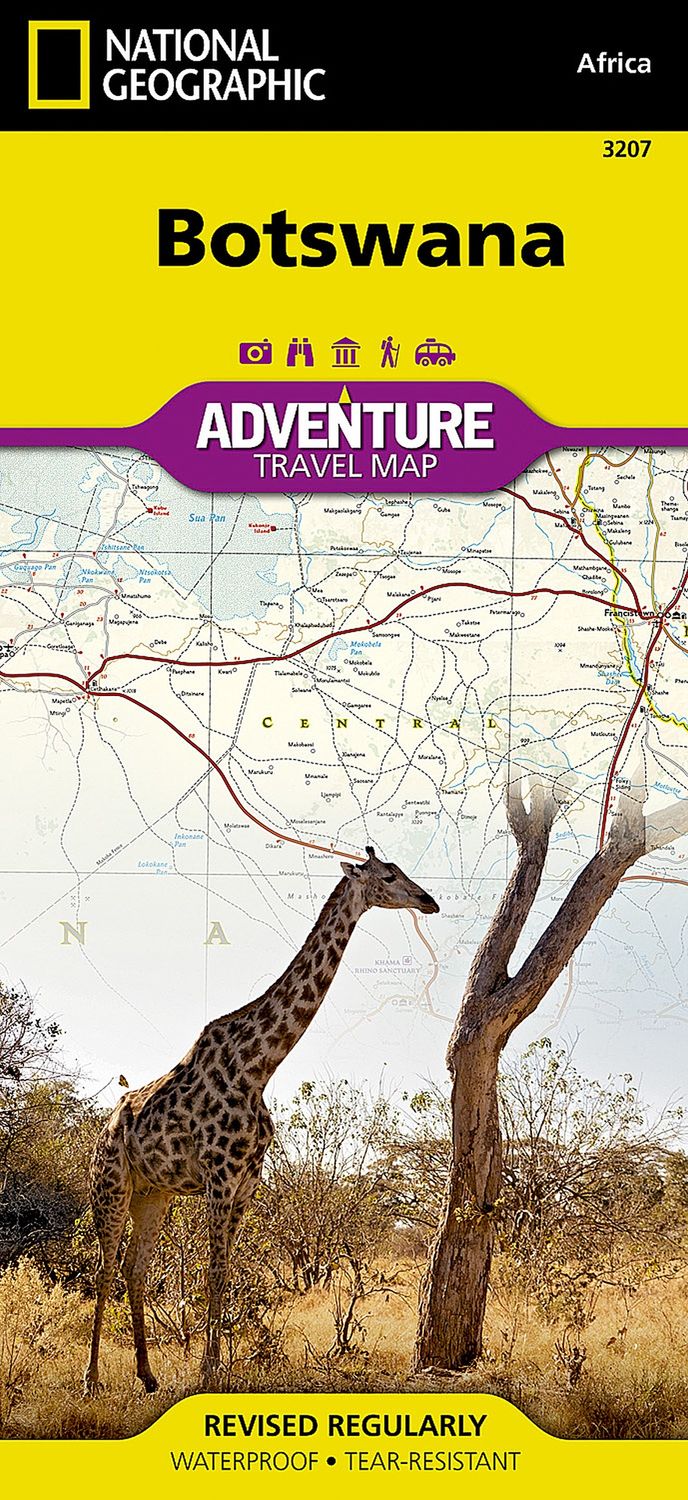 Botswana Map · Nat Geo