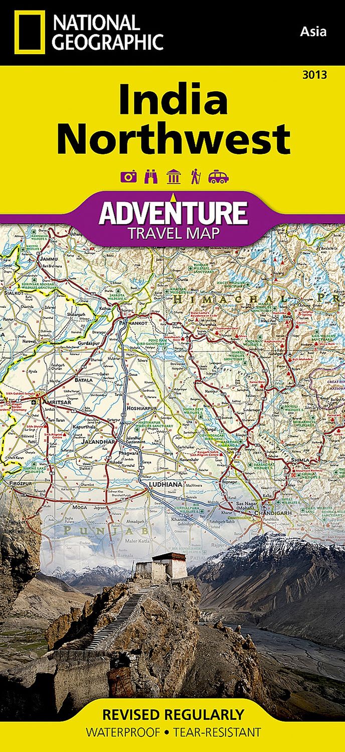 India Northwest Map · Nat Geo