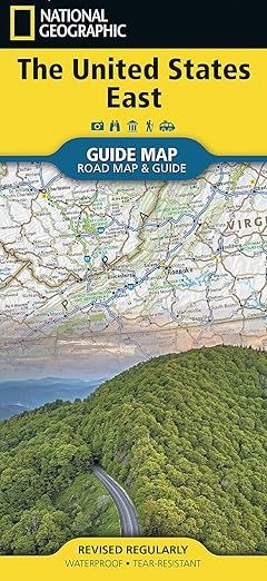 United States East Map · Nat Geo